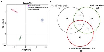 Comparison of freeze-thaw and sonication cycle-based methods for extracting AMR-associated metabolites from Staphylococcus aureus